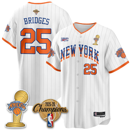 NYK 2026 NBA Champions Vapor Jersey - Stitched1
