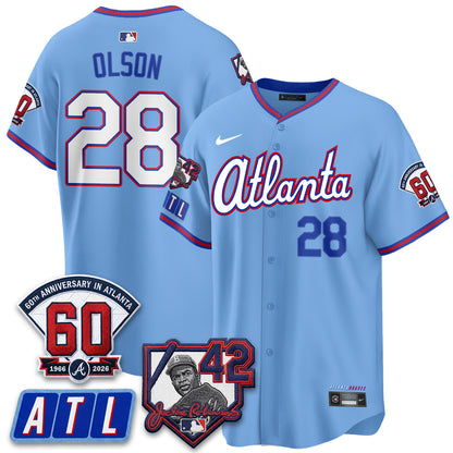ATL 2026 Jackie Robinson Day Vapor Limited Jersey - All Stitched