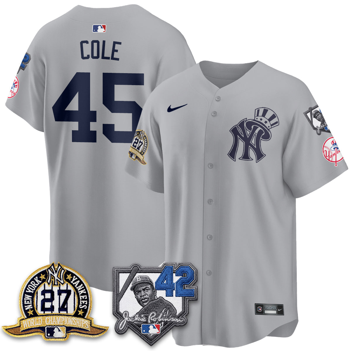 NYY 2026 Jackie Robinson Day Vapor Limited Gold Edition Jersey - All Stitched - V2-NQD