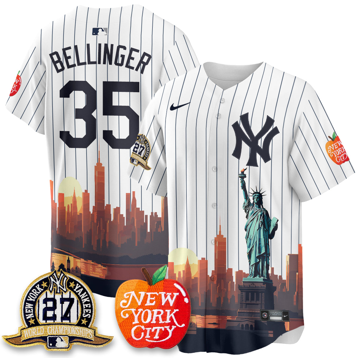 New York Yankees City Edition Vapor Jersey - Stitched