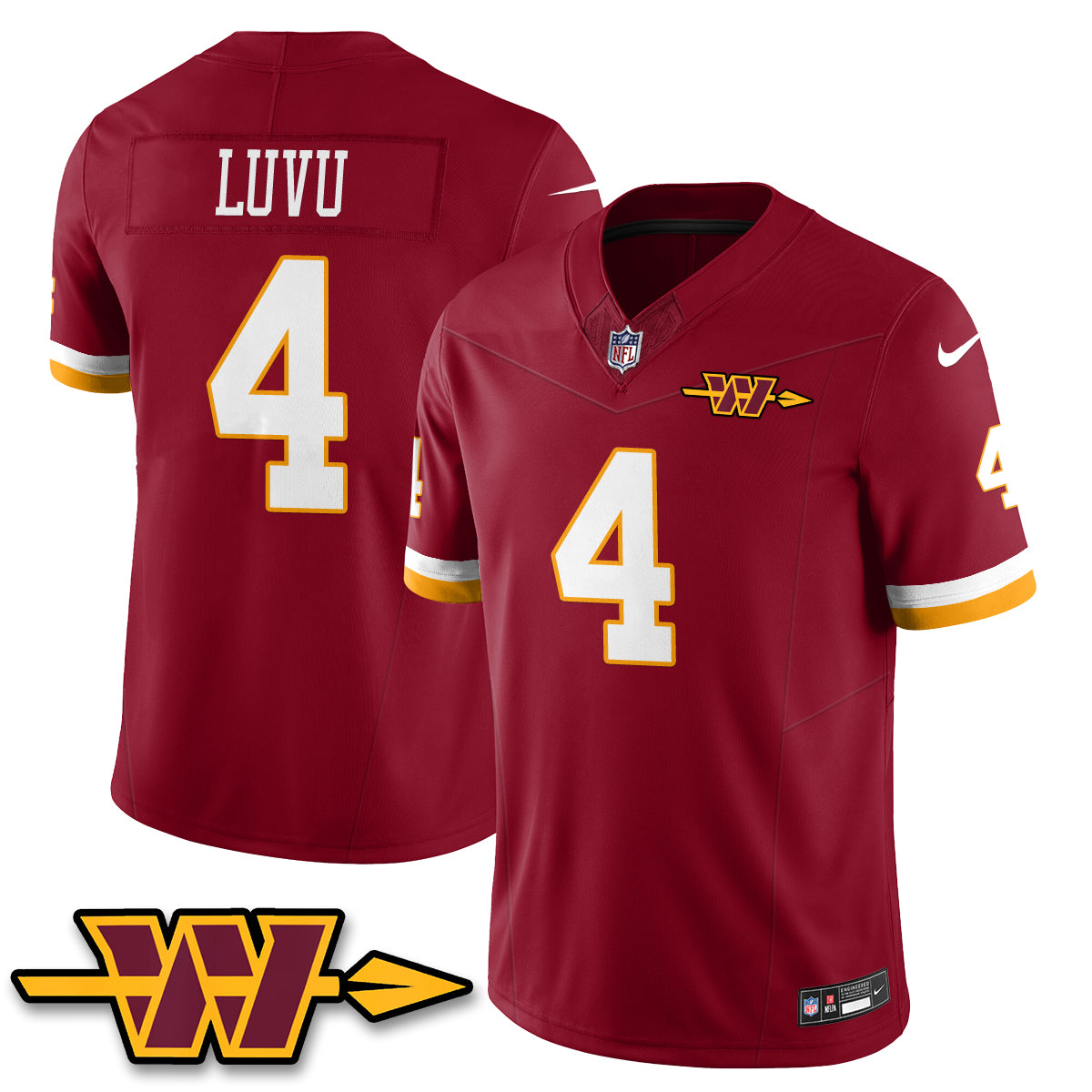WAS Hail Raiser Vapor Jersey - Stitched-NQD
