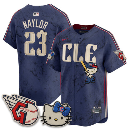 Cleveland Guardians x Meow KT Vapor Jersey - Stitched-NQD