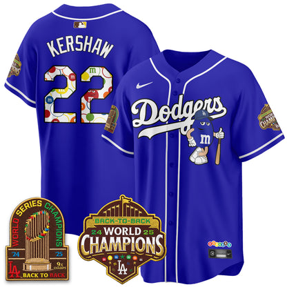 Los Angeles Dodgers x m&m Vapor Jersey - Stitched