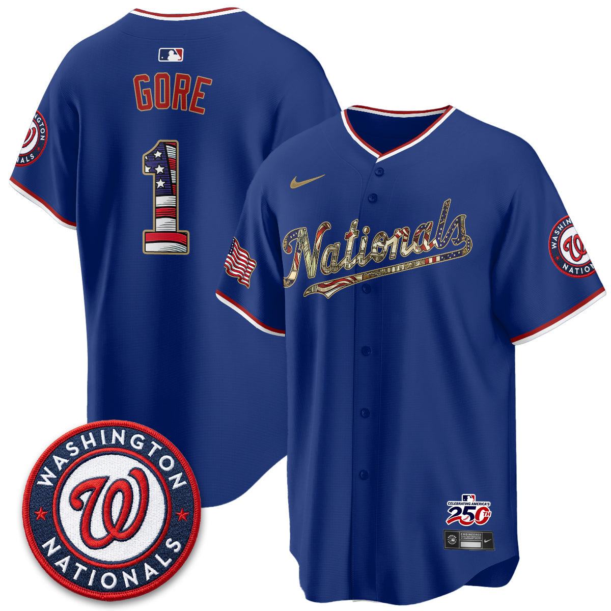 WSH 2026 Independence Day USA Vapor Jersey - Stitched-NQD
