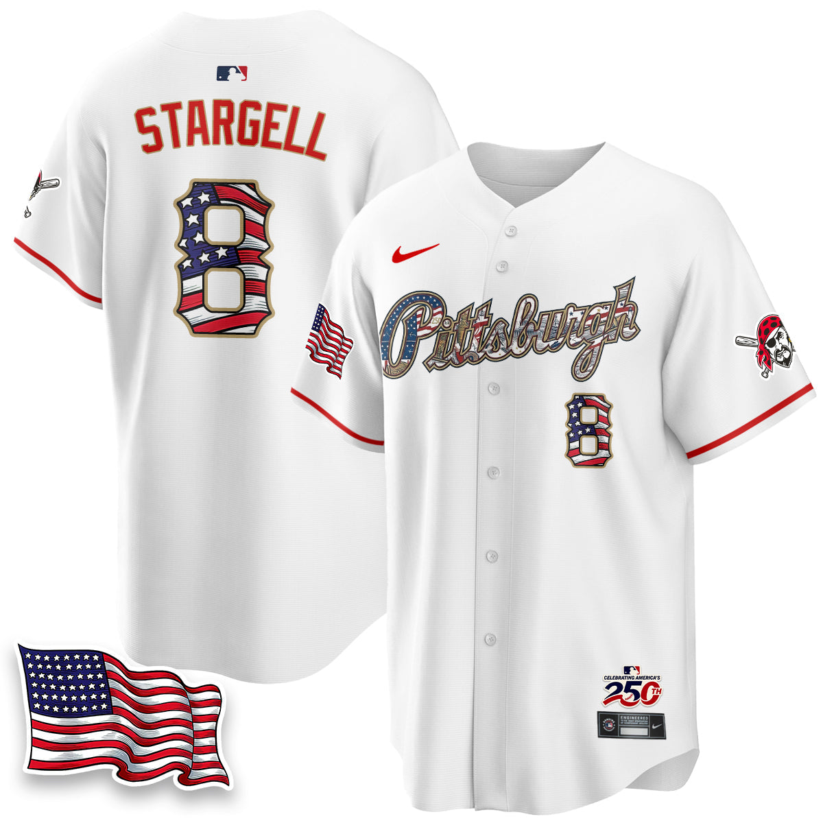 PIT 2026 Independence Day USA Vapor Limited Jersey - Stitched-NQD