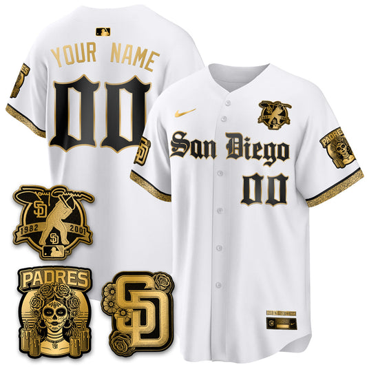 SD 2026 City Connect x Tony Gwynn Patch Vapor Premier Limited Custom Jersey - All Stitched - V2