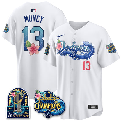 LAD Blue Aloha Paradise Jersey Vapor Limited Jersey - All Stitched