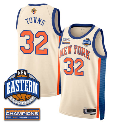 NYK 2026 NBA Eastern Conference Champions Vapor Jersey - Stitched-NQD