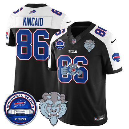 Buffalo Bills x Hairy Blue Beast Edition Vapor Jersey - Stitched