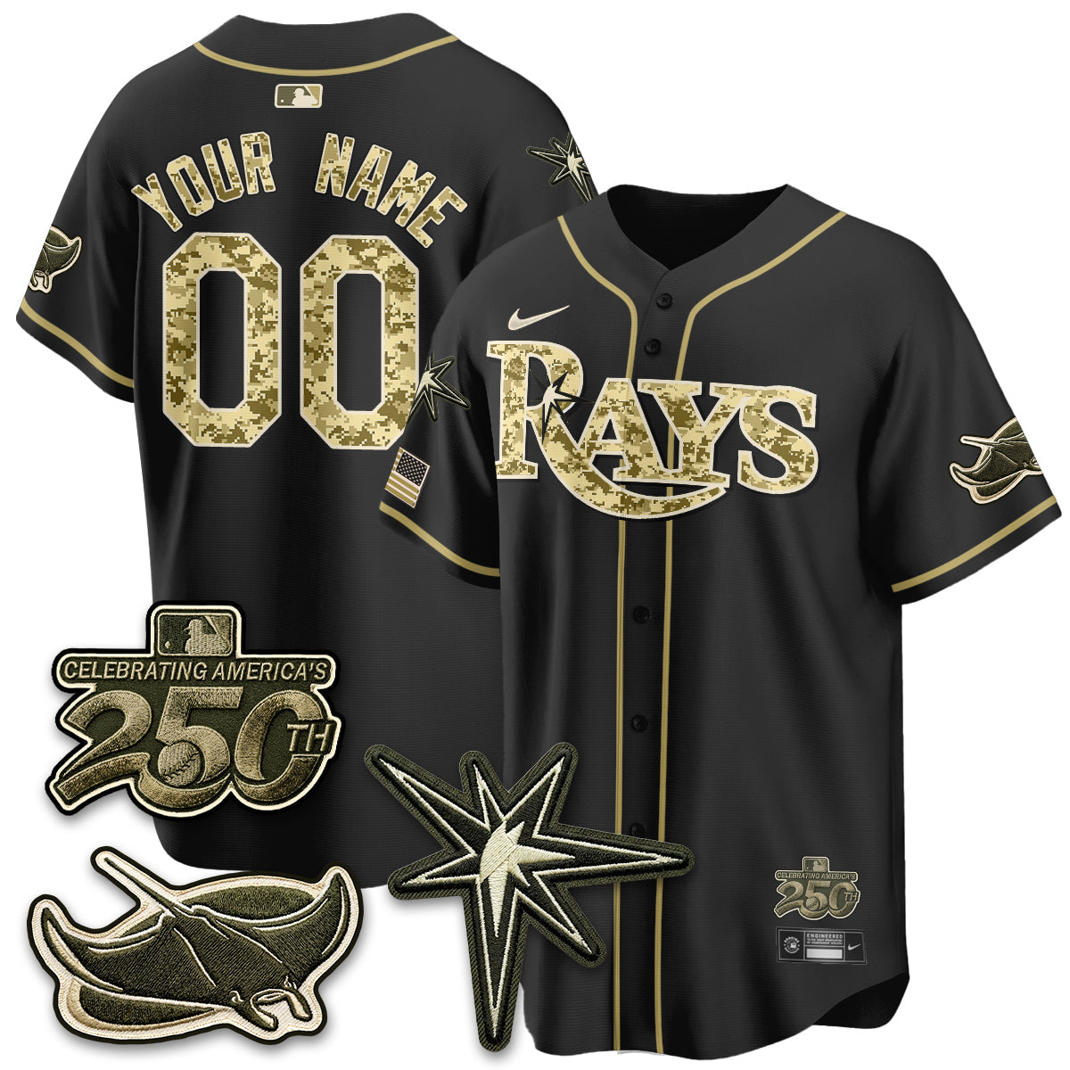 TB 2026 Armed Forces Day Custom Jersey V2 - Stitched-NQD
