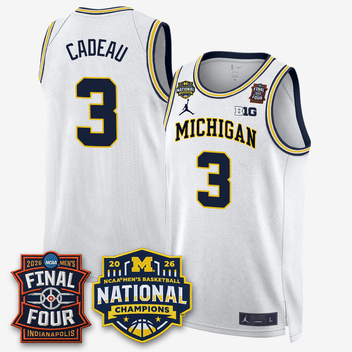MICH 2026 NCAA Basketball Champions Limited Jersey - Stitched-NQD