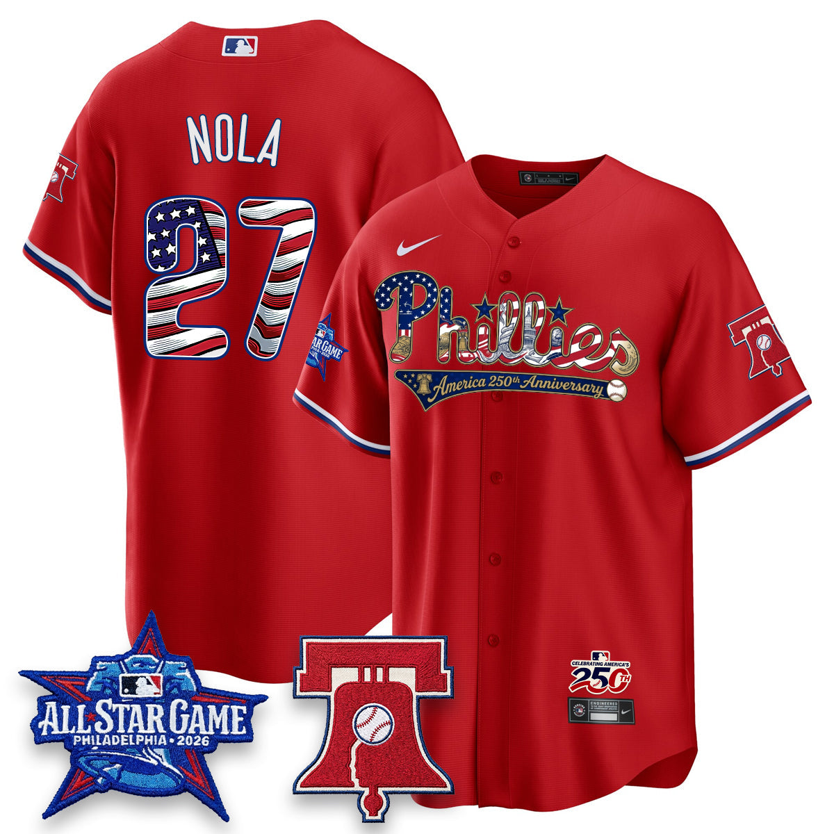 PHI 2026 Independence Day USA Vapor Limited Jersey - Stitched-DQM