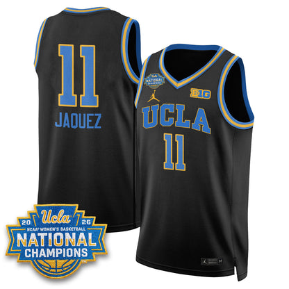 UCLA Women's Basketball National Champion 2026 Gear Limited Jersey -  Stitched-NQD