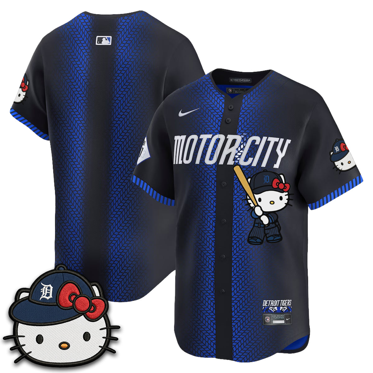 Detroit Tigers x Meow KT Edition Vapor Limited Jersey - Stitched-NQD