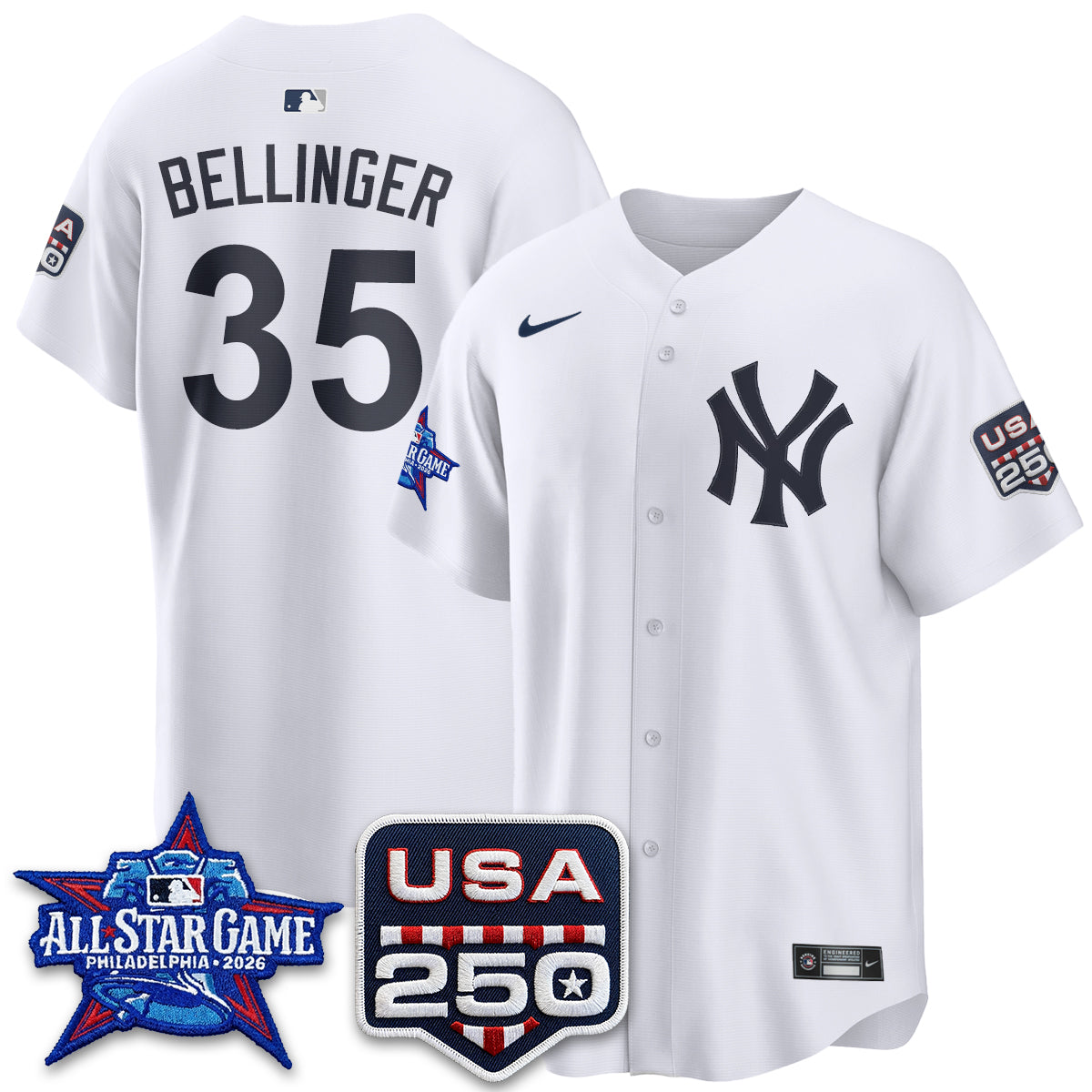 NYY 2026 All Star MVP Edition Vapor Jersey - Stitched-NQD
