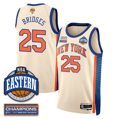 NYK 2026 NBA Eastern Conference Champions Vapor Jersey - Stitched-NQD