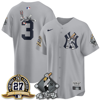 New York Yankees Bunny Vapor Limited Jersey V2- Stitched