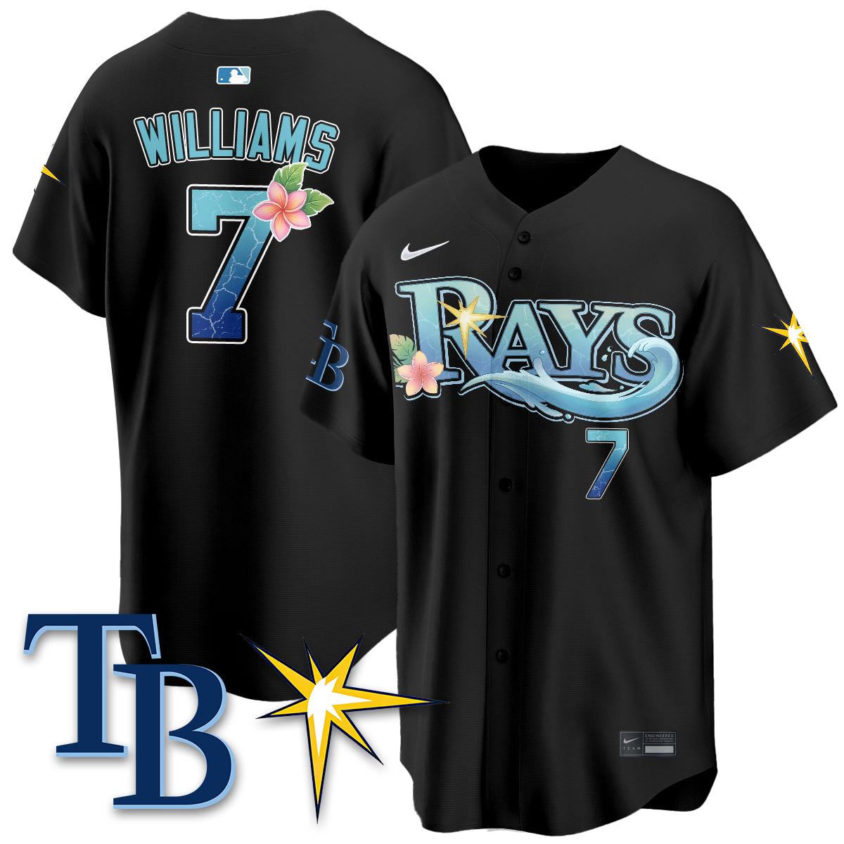 Tampa Bay Rays Aloha Spirit Vapor Limited Jersey - Stitched