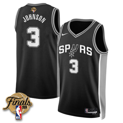SAS 2026 NBA Western Conference Champions Vapor Jersey V2- Stitched-NQD