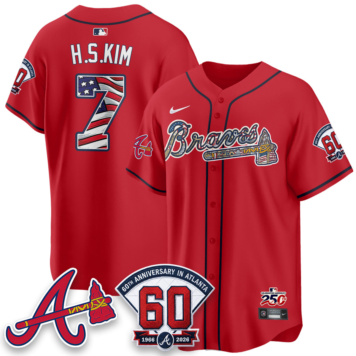 ATL 2026 Independence Day USA Vapor Limited Jersey - Stitched-NQD