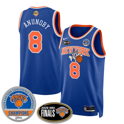NYK 2026 NBA Eastern Conference Champions x Bunny Vapor Jersey - Stitched-NQD