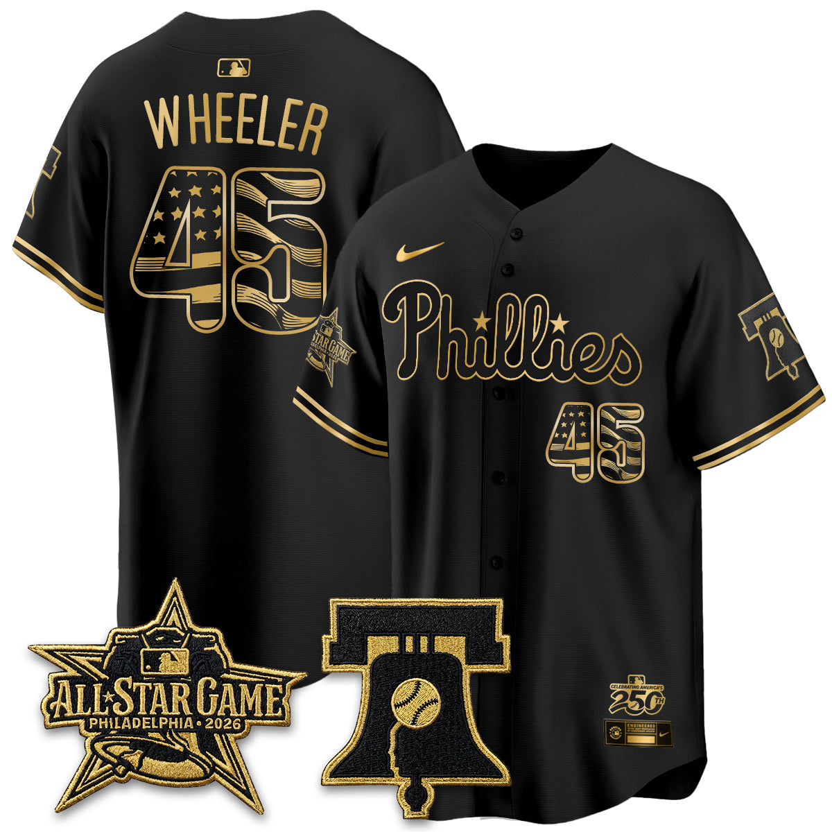 PHI Fourth of July USA Vapor Limited Jersey - Stitched-NQD