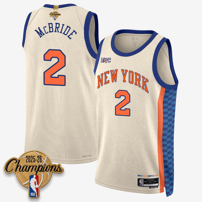 NYK 2026 Basketball Champions Vapor Jersey V2- Stitched