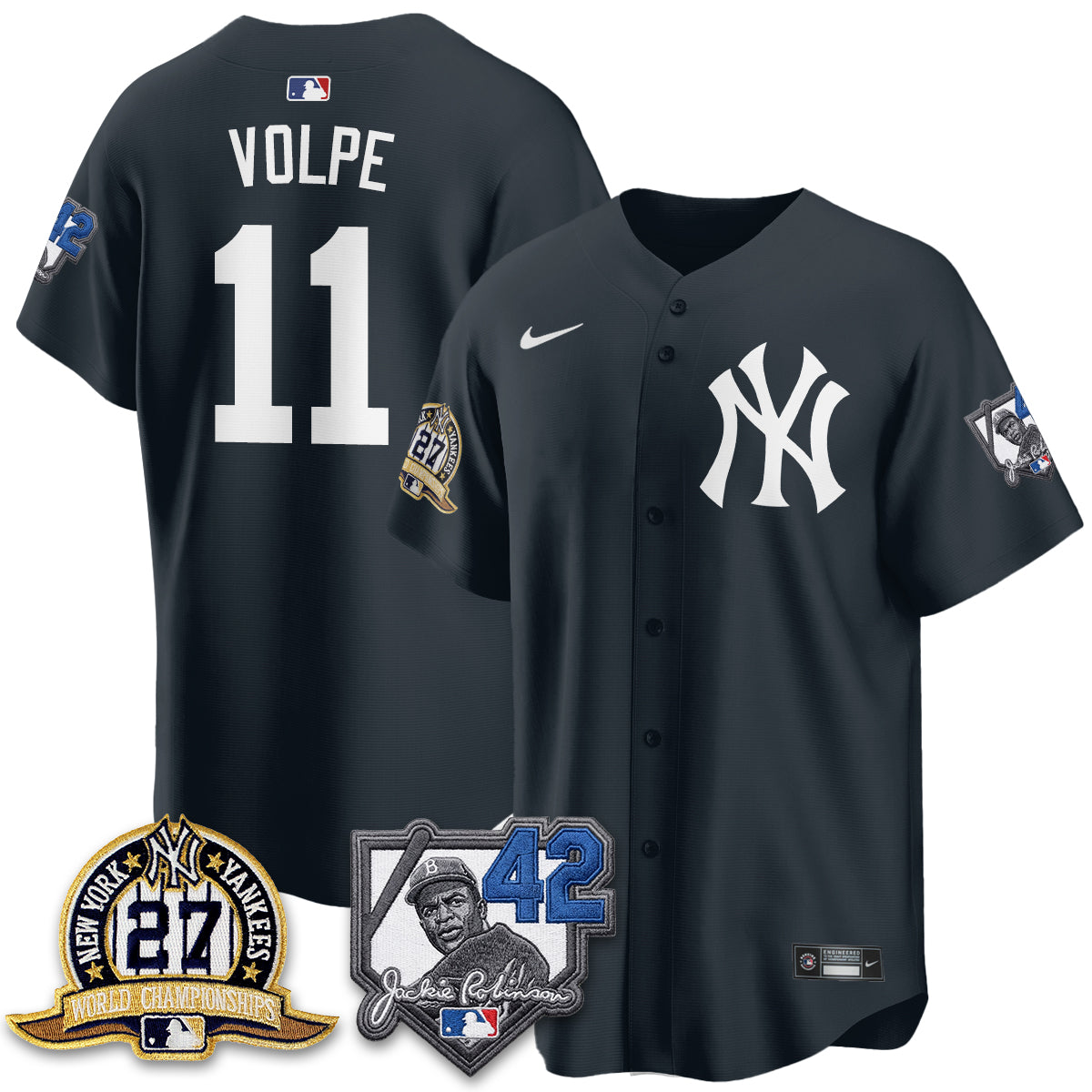 NYY 2026 Jackie Robinson Day Vapor Limited Jersey - Stitched-NQD
