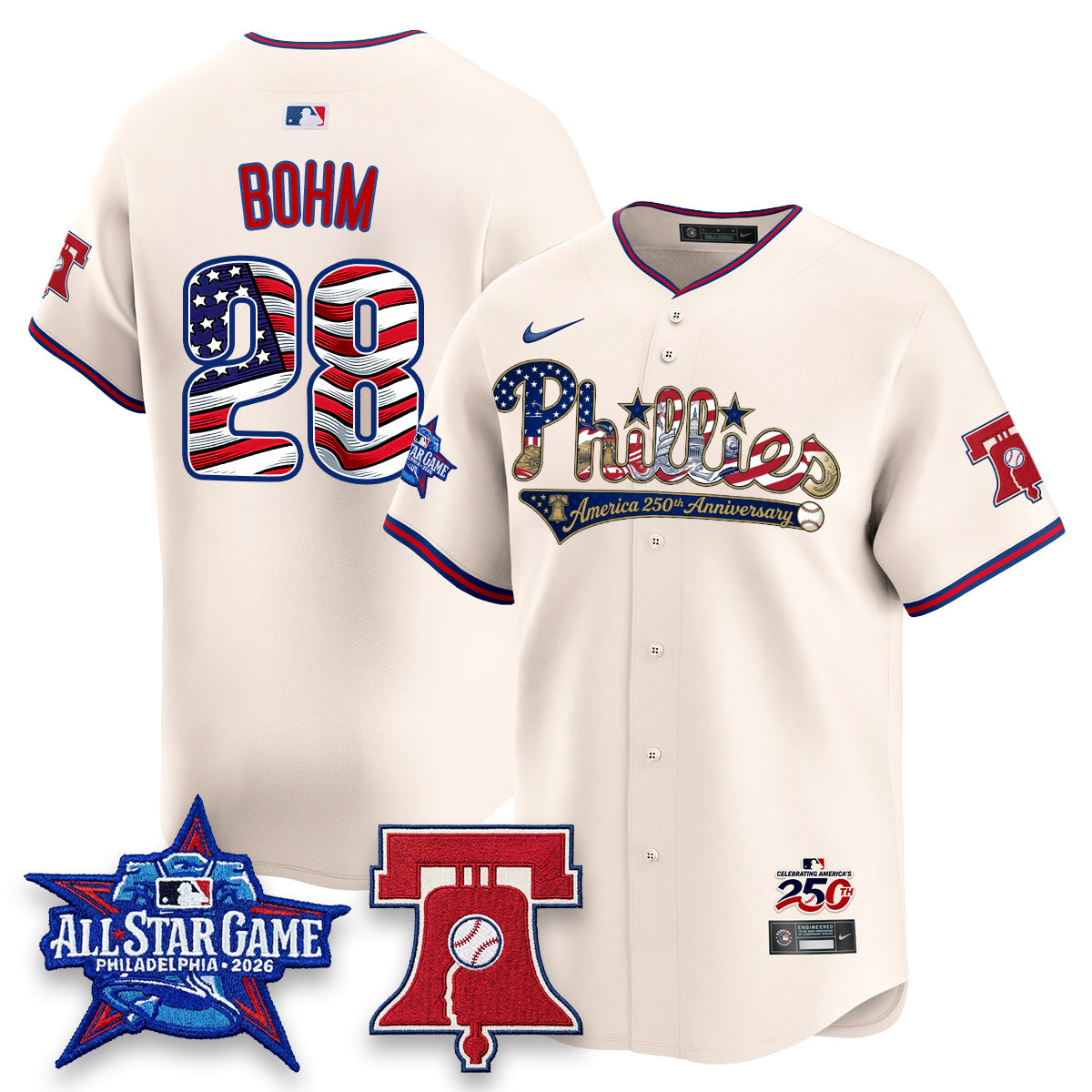PHI 2026 Independence Day USA Vapor Limited Jersey - Stitched-DQM