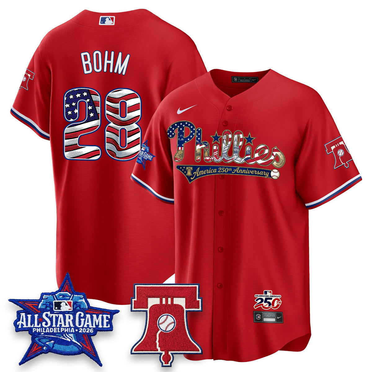 PHI 2026 Independence Day USA Vapor Limited Jersey - Stitched-DQM