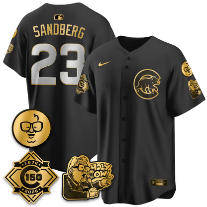 CHC 150th Anniversary Harry Caray Holy Cow Vapor Premier Limited Jersey - All Stitched V3