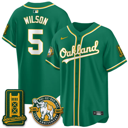 OAK 2026 Black Out Style - Celebrating 125 Years -  Limited Vapor Jersey - All Stitched