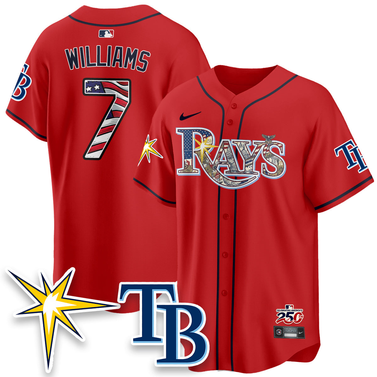 TB Independence Day USA 2026 Vapor Limited Jersey - Stitched-NQD