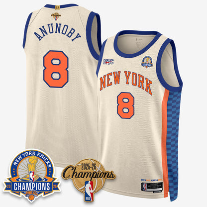 New York Knicks 2026 Basketball Champions Special Edition Vapor Jersey V2- Stitched