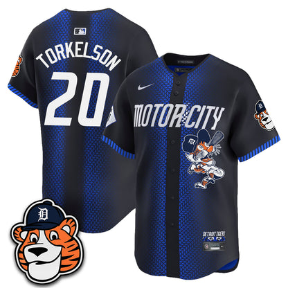 Detroit Tigers Paws Edition Vapor Limited Jersey - Stitched