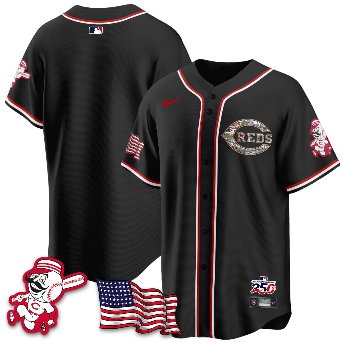 CIN 2026 Independence Day USA Vapor Limited Jersey - Stitched-NQD