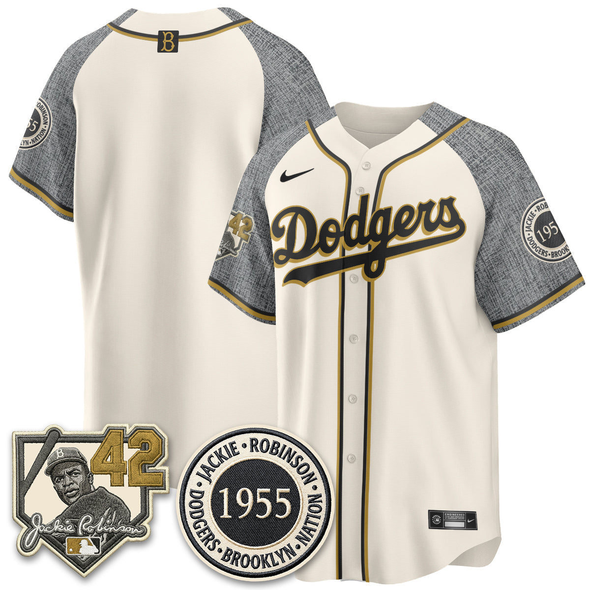 LAD 2026 New Era Jackie Robinson Vapor Limited Jersey -  All Stitched-NQD
