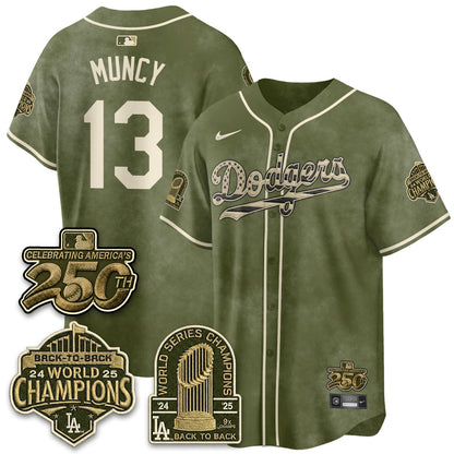 LAD New Era Olive 2026 Armed Forces Day Jersey -Stitched V2-NQD