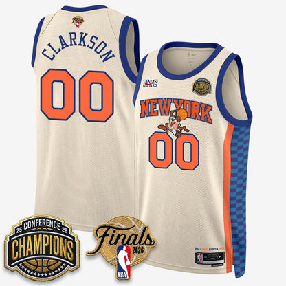 NYK 2026 NBA Eastern Conference Champions x Bunny Vapor Jersey V2- Stitched-NQD