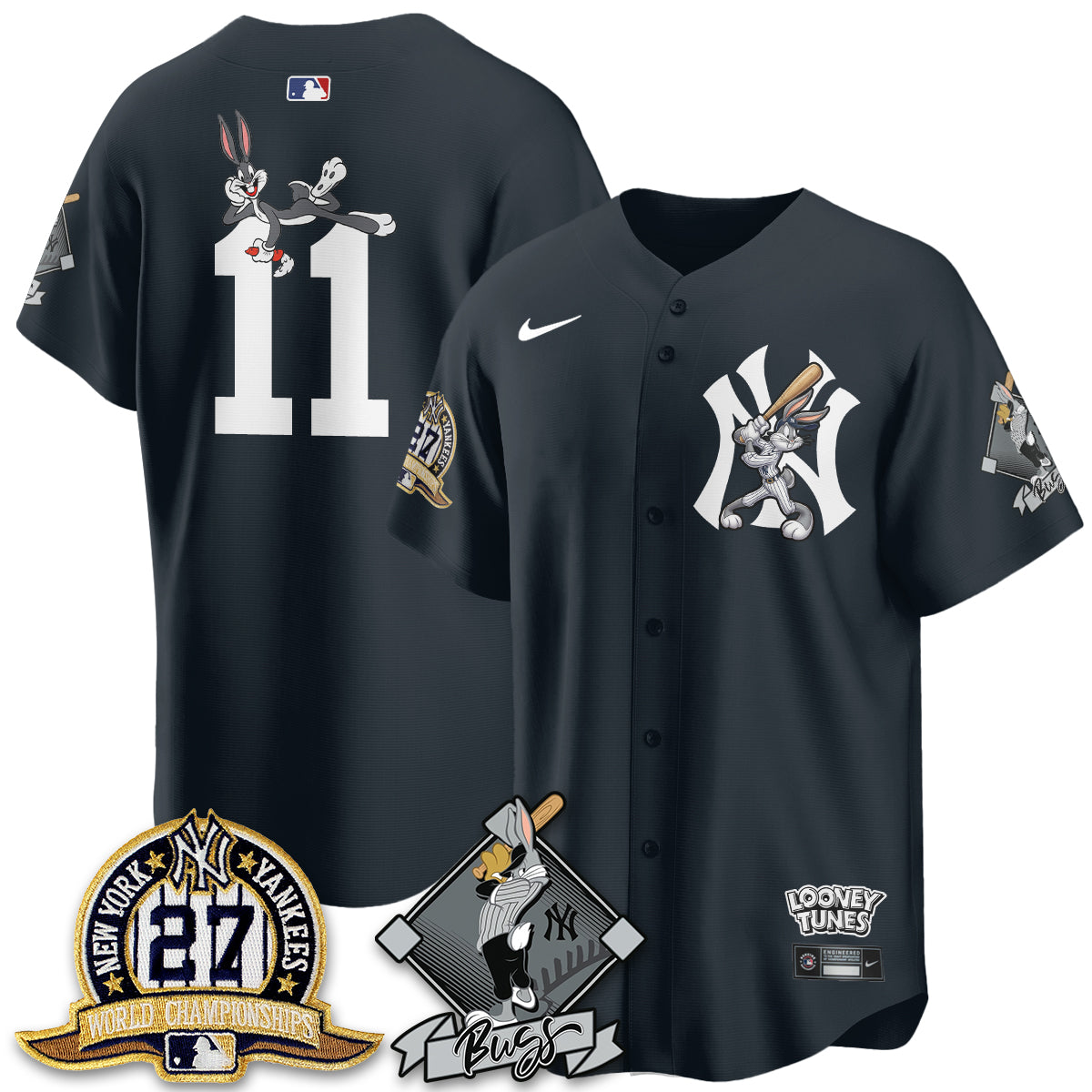 New York Yankees Bunny Vapor Limited Jersey V2- Stitched