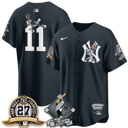 New York Yankees Bunny Vapor Limited Jersey V2- Stitched