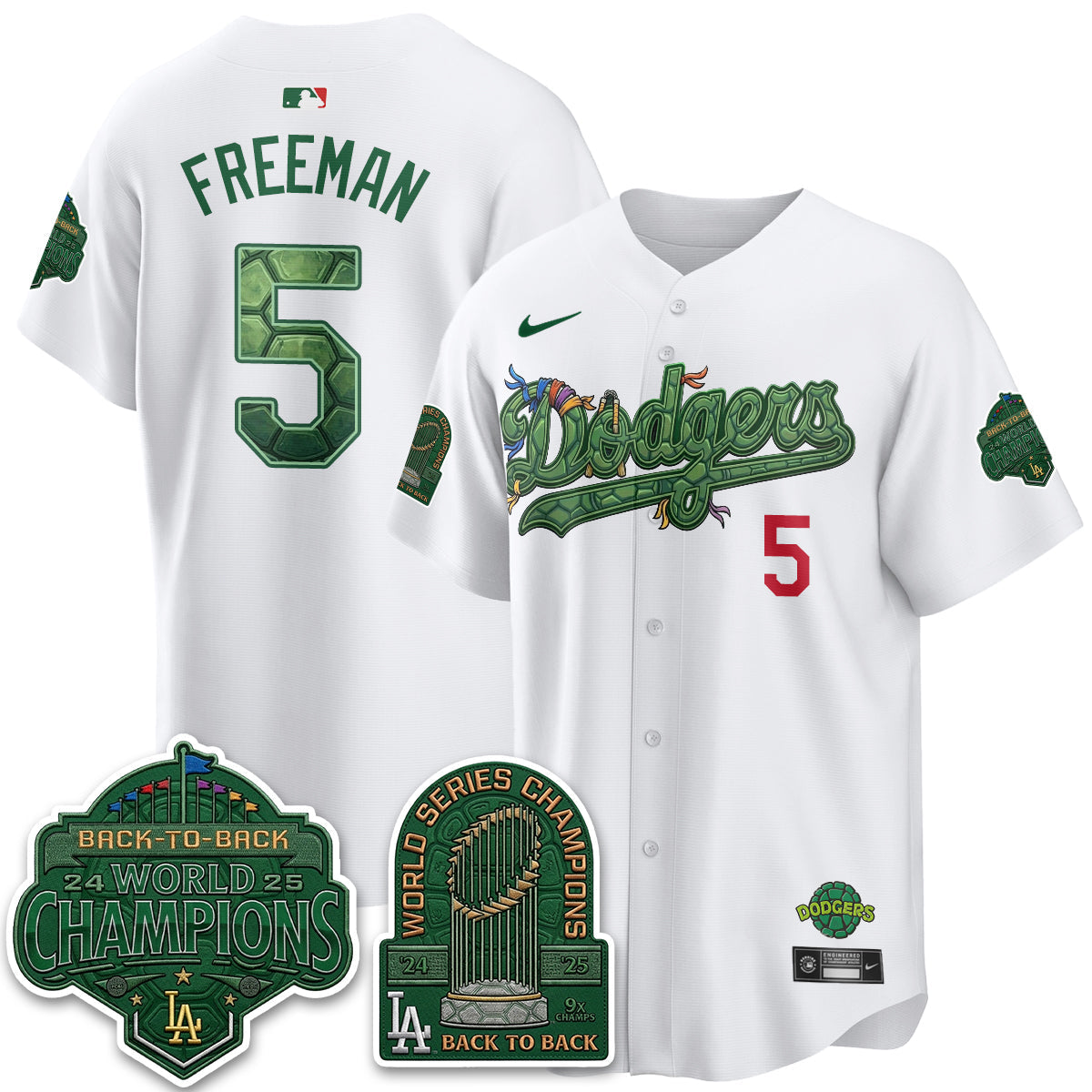 LAD x TMNT 2026 Vapor Jersey - Stitched-NQD