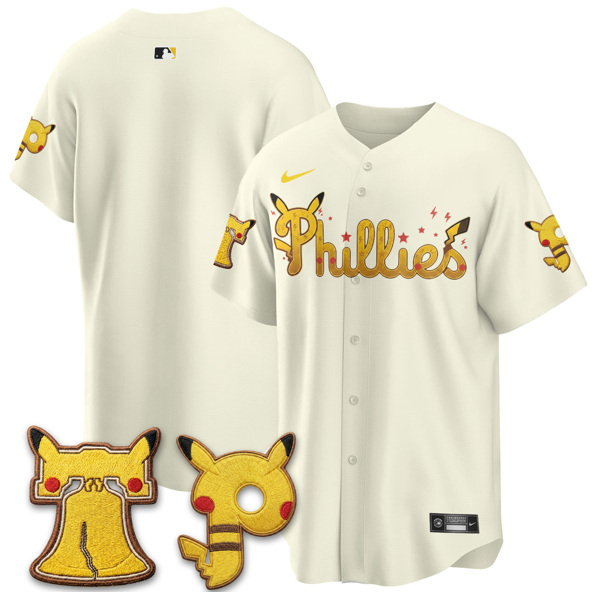 Philadelphia Phillies x PKM Edition Vapor Limited Jersey - Stitched-NQD