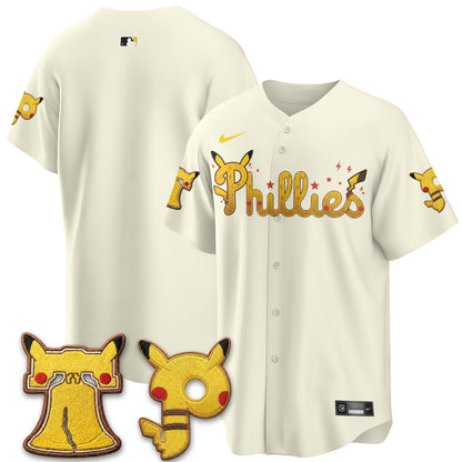 Philadelphia Phillies x PKM Edition Vapor Limited Jersey - Stitched-NQD