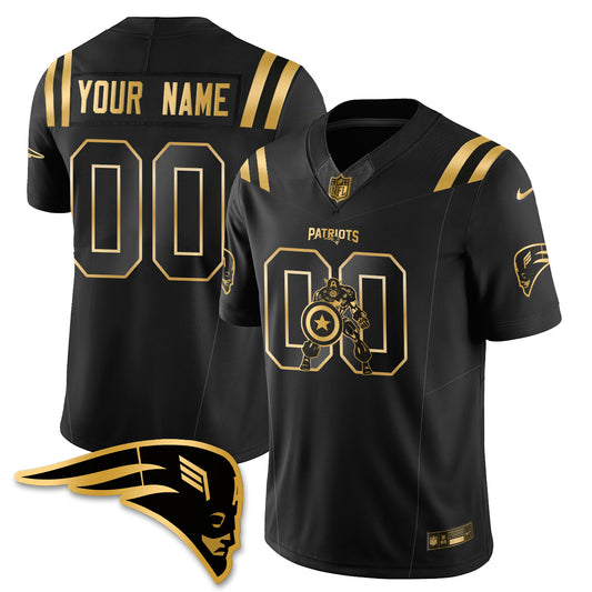 NE x Vibranium Shield Edition Vapor Custom Jersey - Stitched