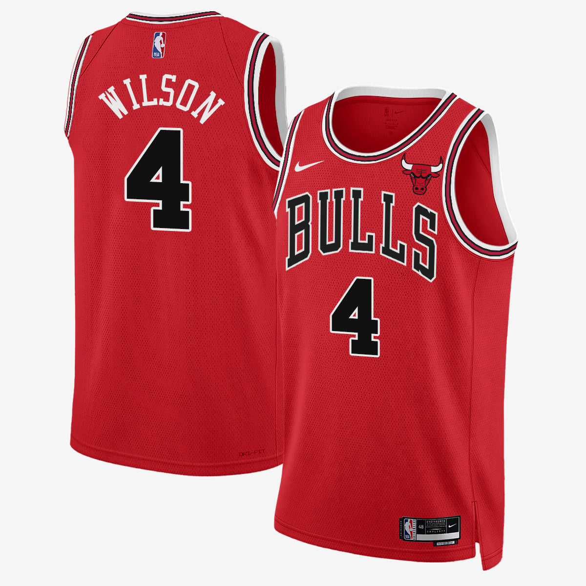 CHI 2026 Basketball Draft Pick #4 & #15 Vapor Jersey - Stitched