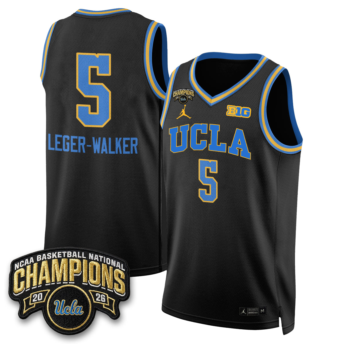 UCLA Women's Basketball Champion 2026 Limited Jersey -  Stitched-NQD