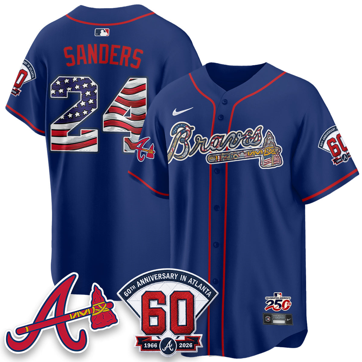 ATL 2026 Independence Day USA Vapor Limited Jersey - Stitched-NQD