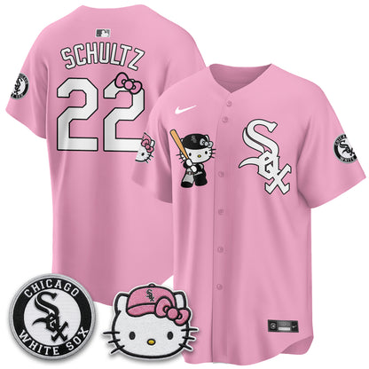 Chicago White Sox x Meow KT Vapor Jersey - Stitched-NQD