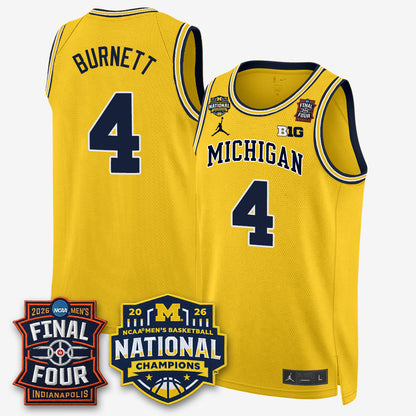 MICH 2026 NCAA Basketball Champions Limited Jersey - Stitched-NQD